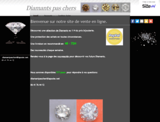 diamantpascher.sitew.fr screenshot