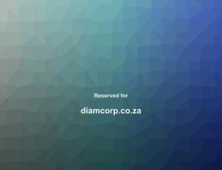 diamcorp.co.za screenshot