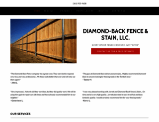 diamond-backfence.com screenshot