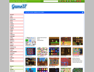 diamond-rush-games.game37.net screenshot