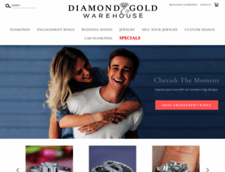 diamondandgoldwarehouse.com screenshot