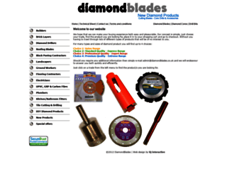 diamondblades.co.uk screenshot