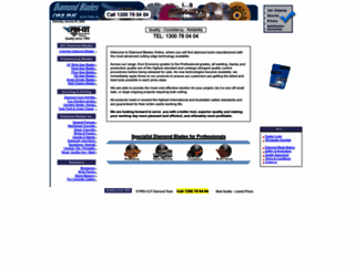 diamondblades.com.au screenshot