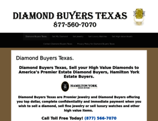 diamondbuyerstexas.com screenshot