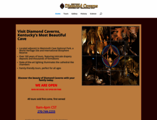 diamondcaverns.com screenshot