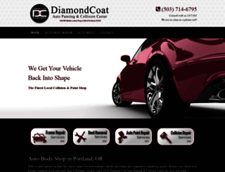 diamondcoatcollision.com screenshot