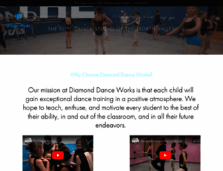 diamonddanceworks.com screenshot