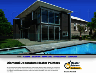 diamonddecorators.co.nz screenshot
