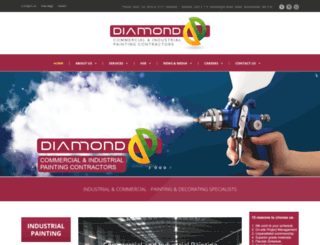 diamonddecorators.co.uk screenshot