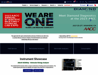diamonddiagnostics.com screenshot