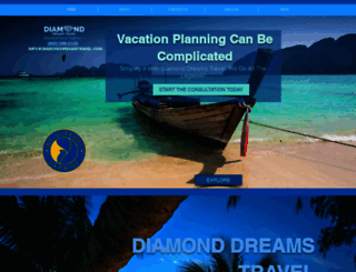 diamonddreamstravel.com screenshot