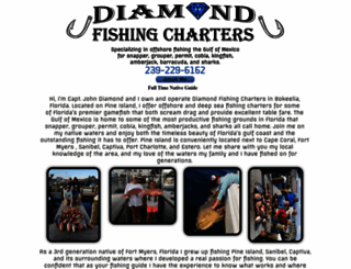 diamondfishingcharters.com screenshot