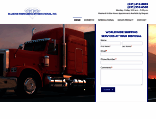 diamondforwarding.com screenshot