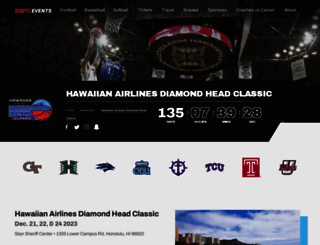 diamondheadclassic.com screenshot