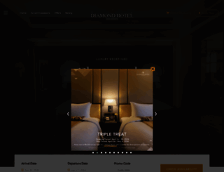 diamondhotel.com screenshot