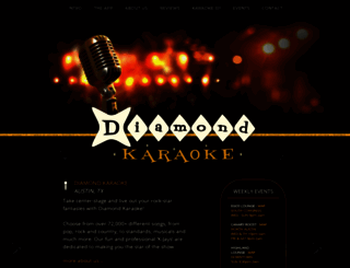 diamondkaraoke.com screenshot