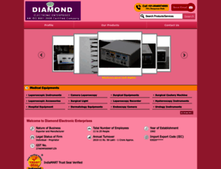 diamondlaparoscopy.com screenshot