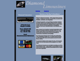 diamondlimousinesllc.com screenshot