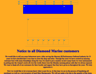 diamondmarine.com screenshot