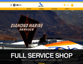 diamondmarineservice.com screenshot