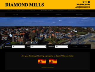 diamondmills.co.uk screenshot