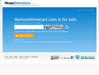 diamondminecart.com screenshot