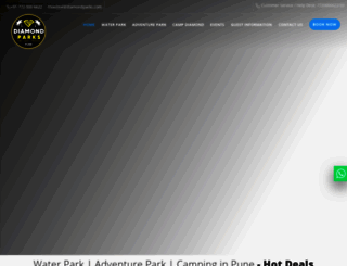 diamondparks.com screenshot
