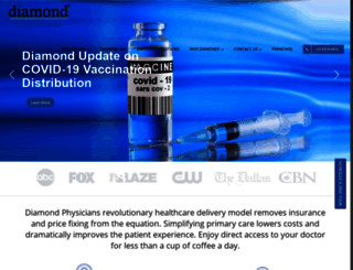 diamondphysicians.com screenshot