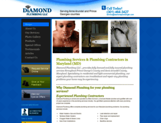 diamondplumbingllc.com screenshot