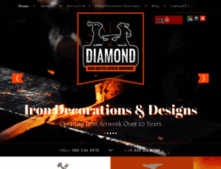 diamondpowdercoat.com screenshot