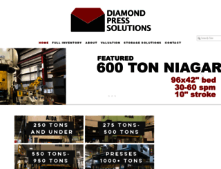 diamondpresses.com screenshot