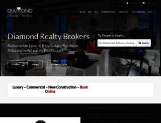 diamondrealtybrokers.com screenshot