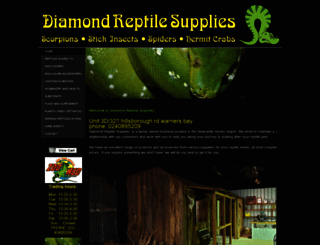 diamondreptilesupplies.com.au screenshot