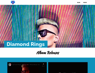 diamondringsmusic.com screenshot