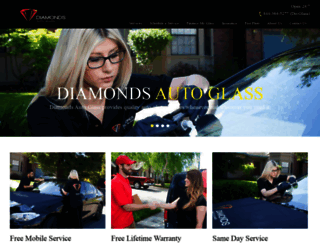 diamondsautoglass.com screenshot