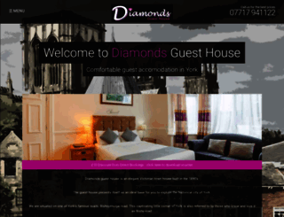 diamondsguesthouse.com screenshot