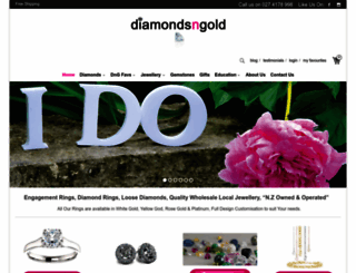 diamondsngold.co.nz screenshot