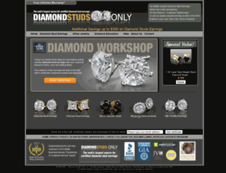 diamondstudsonly.com screenshot