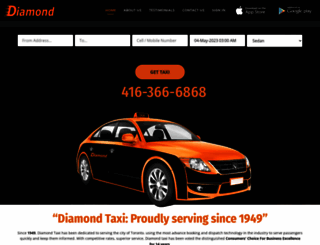 diamondtaxi.ca screenshot