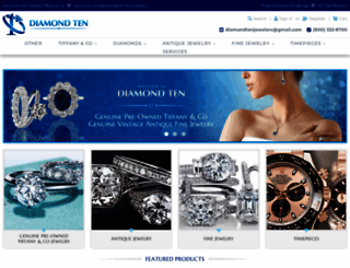 diamondten.com screenshot