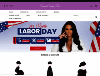diamondvirginhair.com screenshot