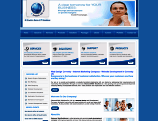 diamondwebsolutions.org.uk screenshot