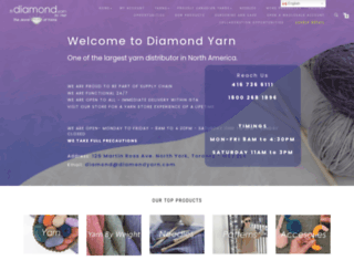 diamondyarn.com screenshot