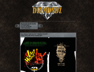 diamondzeventcenter.com screenshot