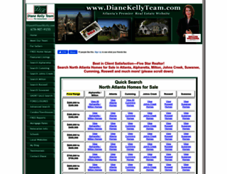 dianeekelly.com screenshot