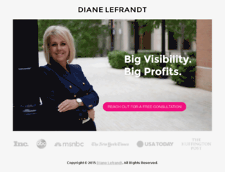 dianelefrandt.com screenshot