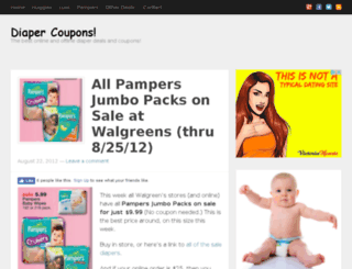 diaper-coupon.com screenshot