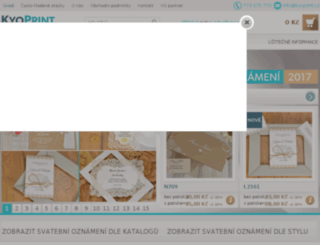 diare.kyoprint.cz screenshot