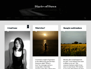 diariesofdawn.wordpress.com screenshot