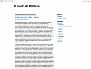 diariodaraisinha.blogspot.com.br screenshot